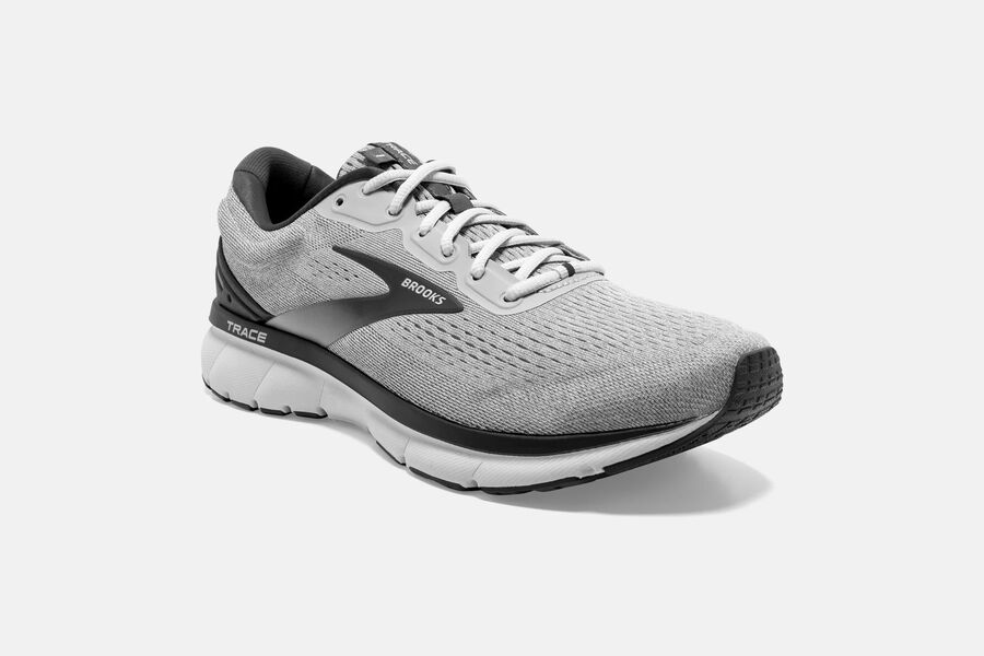 Brooks Trace Road Running Shoes - Mens - Grey - KL2593846